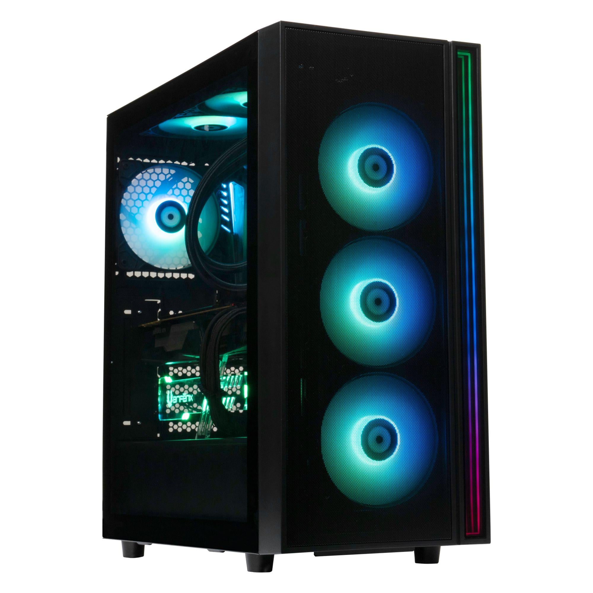 GABINETE BITFENIX FAN + FUENTE PODER 750W 4 VENTILADORES NEGRO - 7