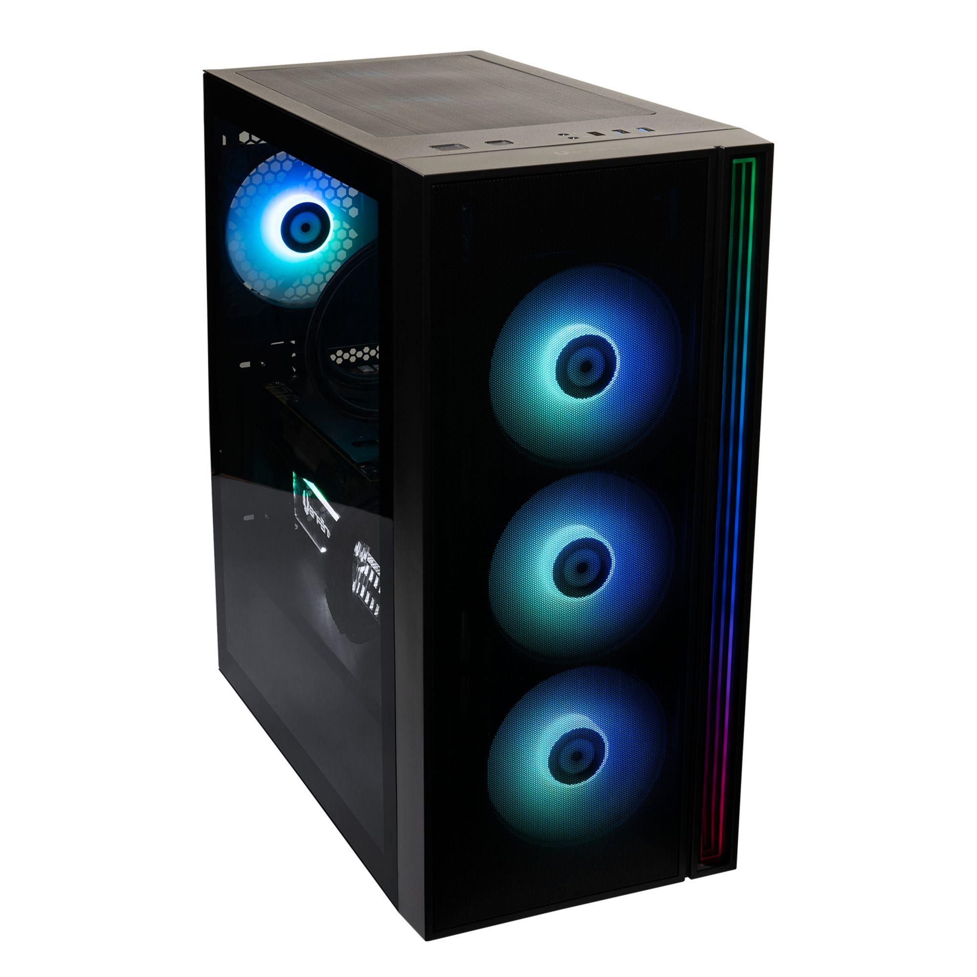 GABINETE BITFENIX FAN + FUENTE PODER 750W 4 VENTILADORES NEGRO - 8