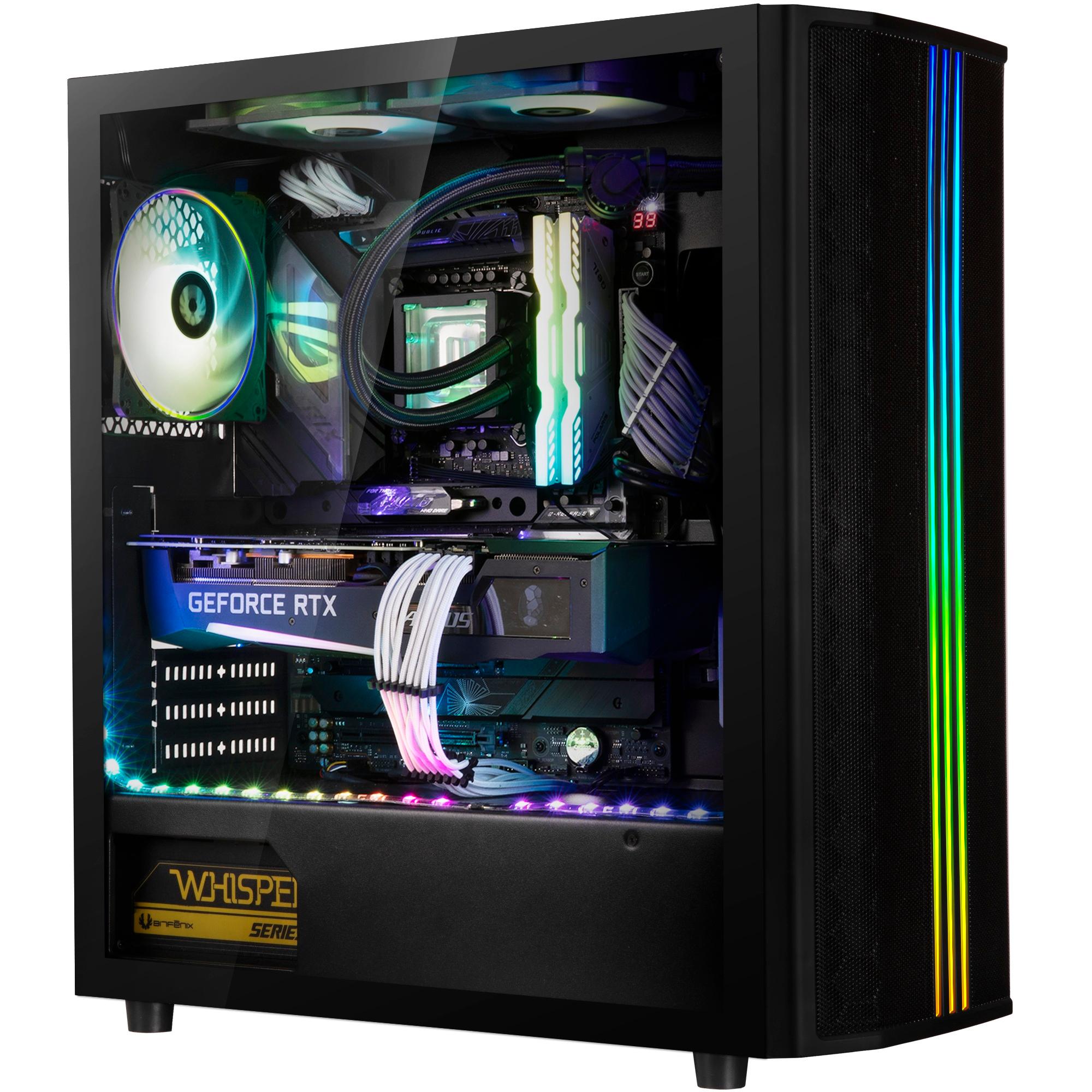 GABINETE BITFENIX SABER ATX 3 VENTILADORES NEGRO - 2