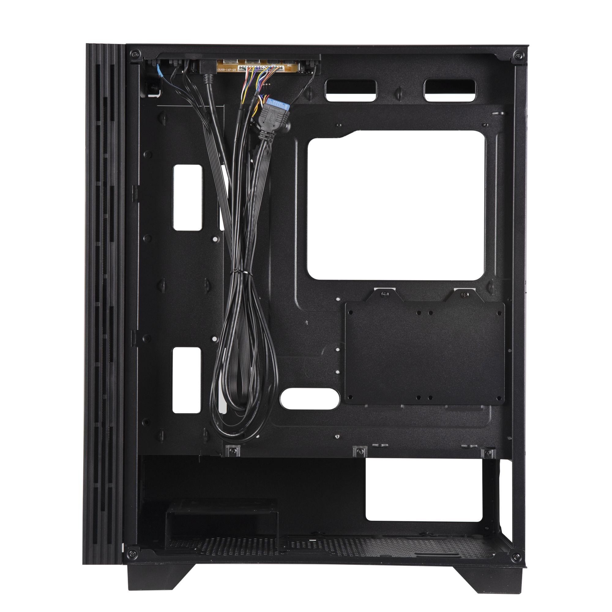 GABINETE BITFENIX FLOW ATX 4 VENTILADORES NEGRO - 5
