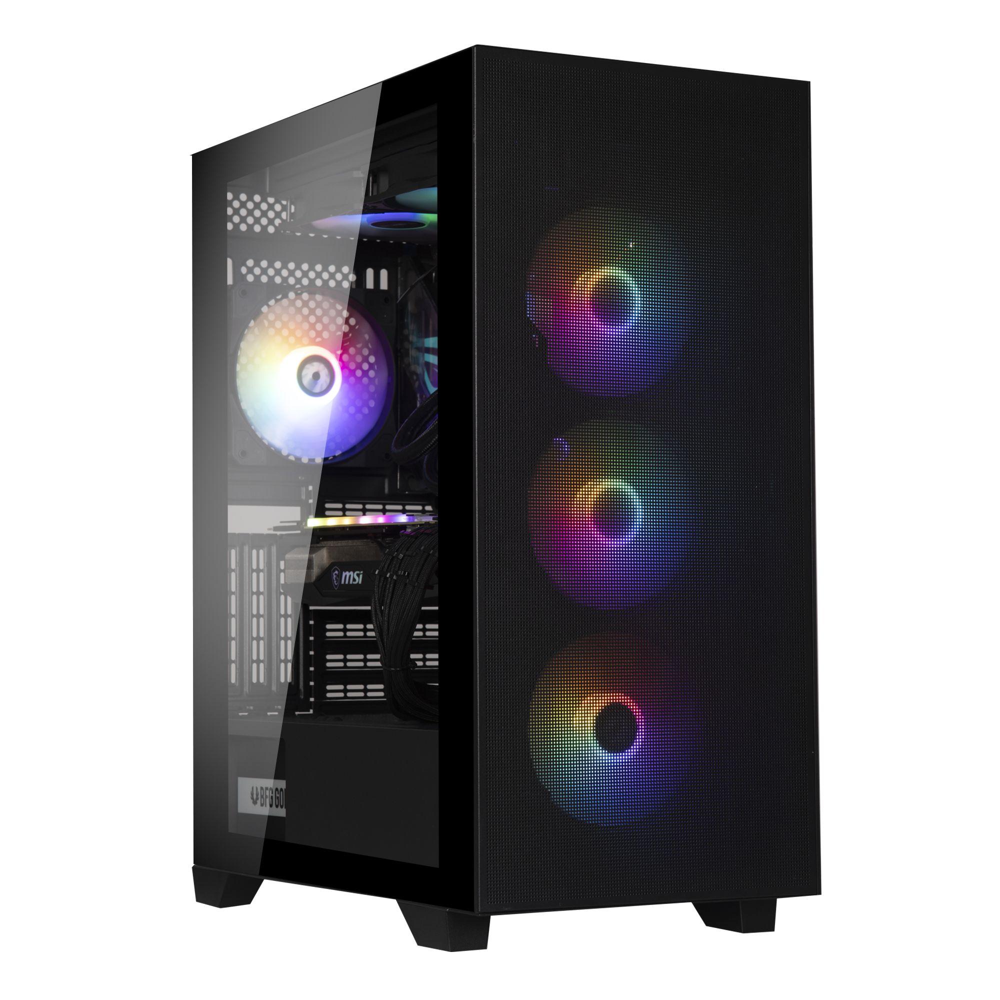 GABINETE BITFENIX FLOW ATX 4 VENTILADORES NEGRO - 8