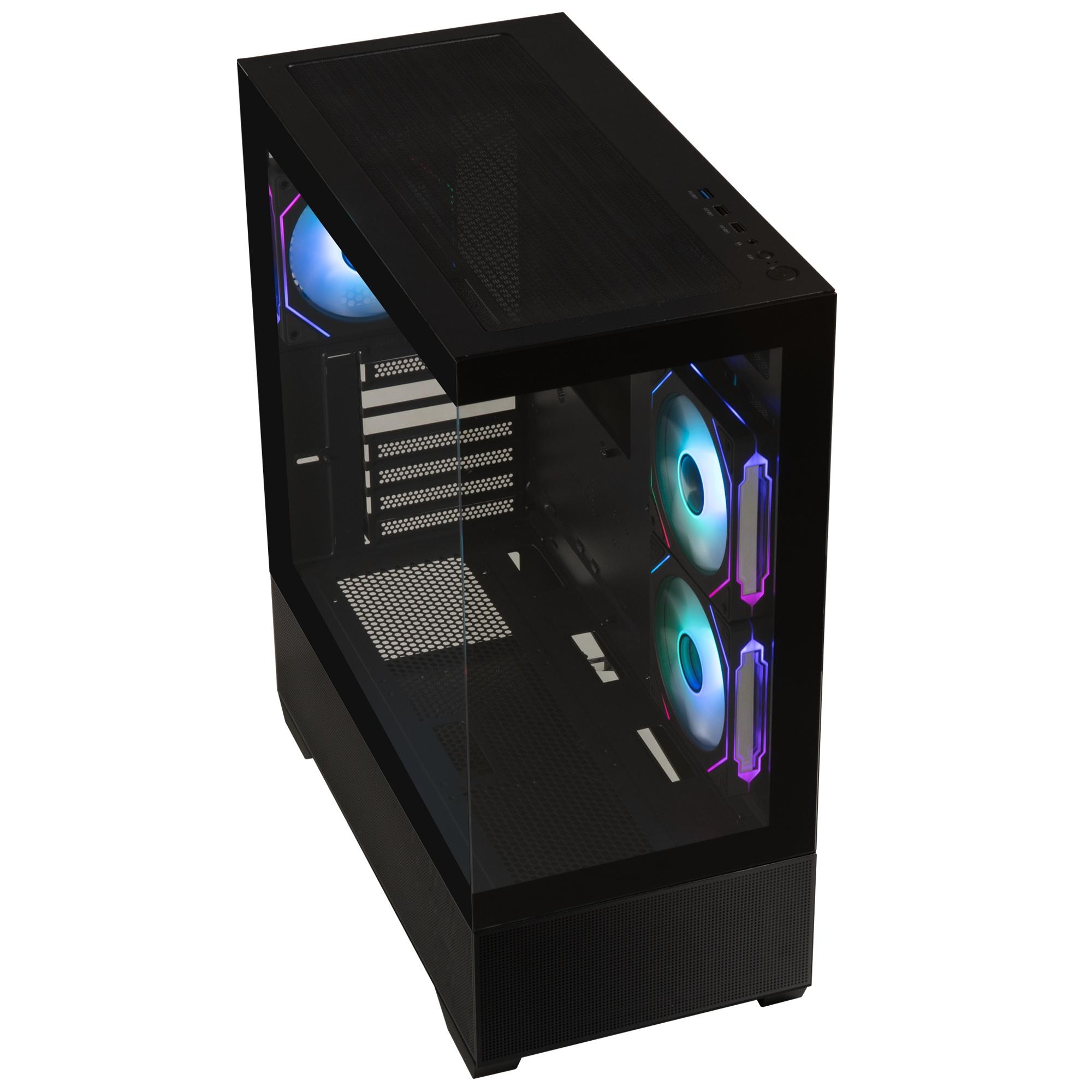 GABINETE BITFENIX CETO CUBI ATX 3 VENTILADORES NEGRO - 7