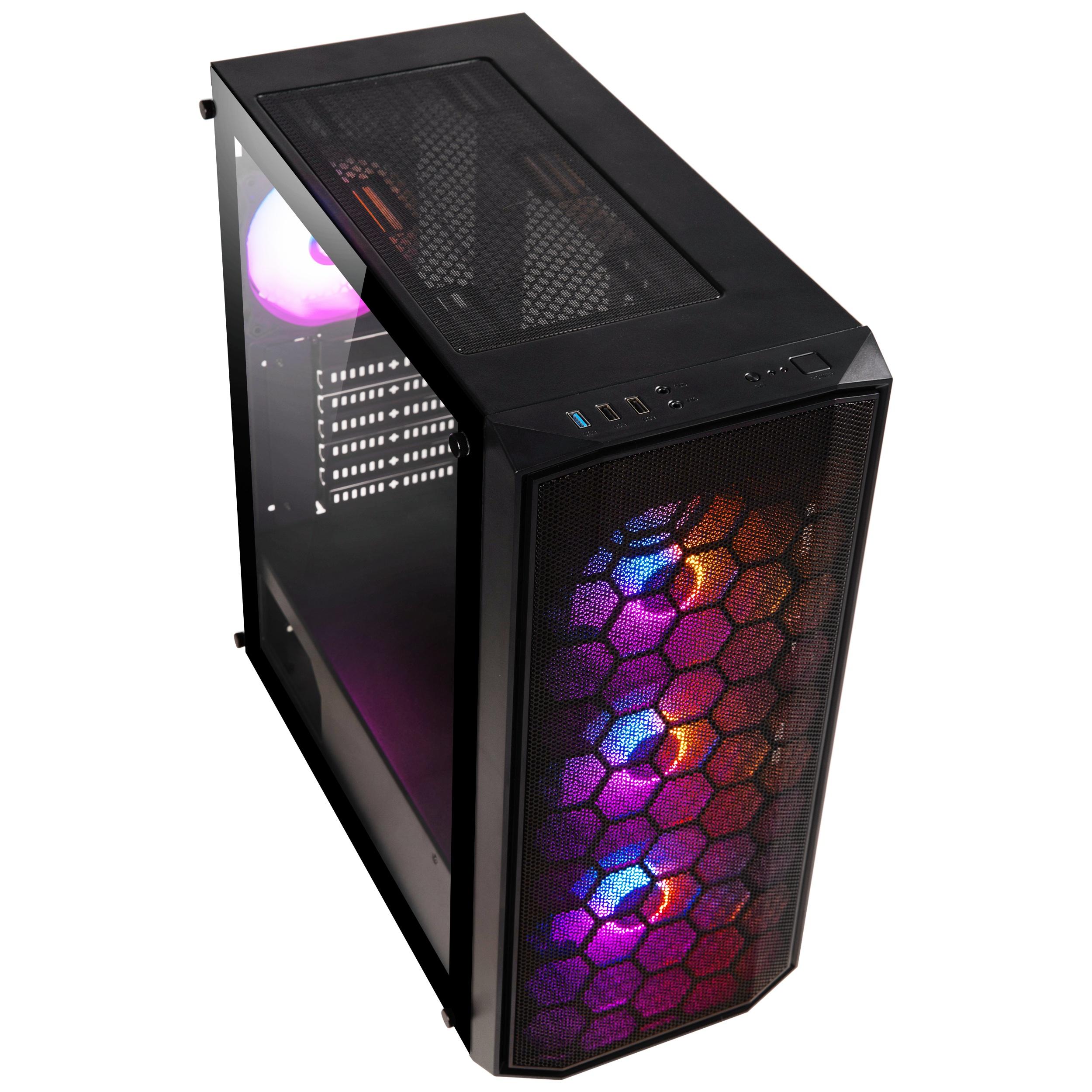 GABINETE BITFENIX GAREN ATX 4 VENTILADORES NEGRO - 3