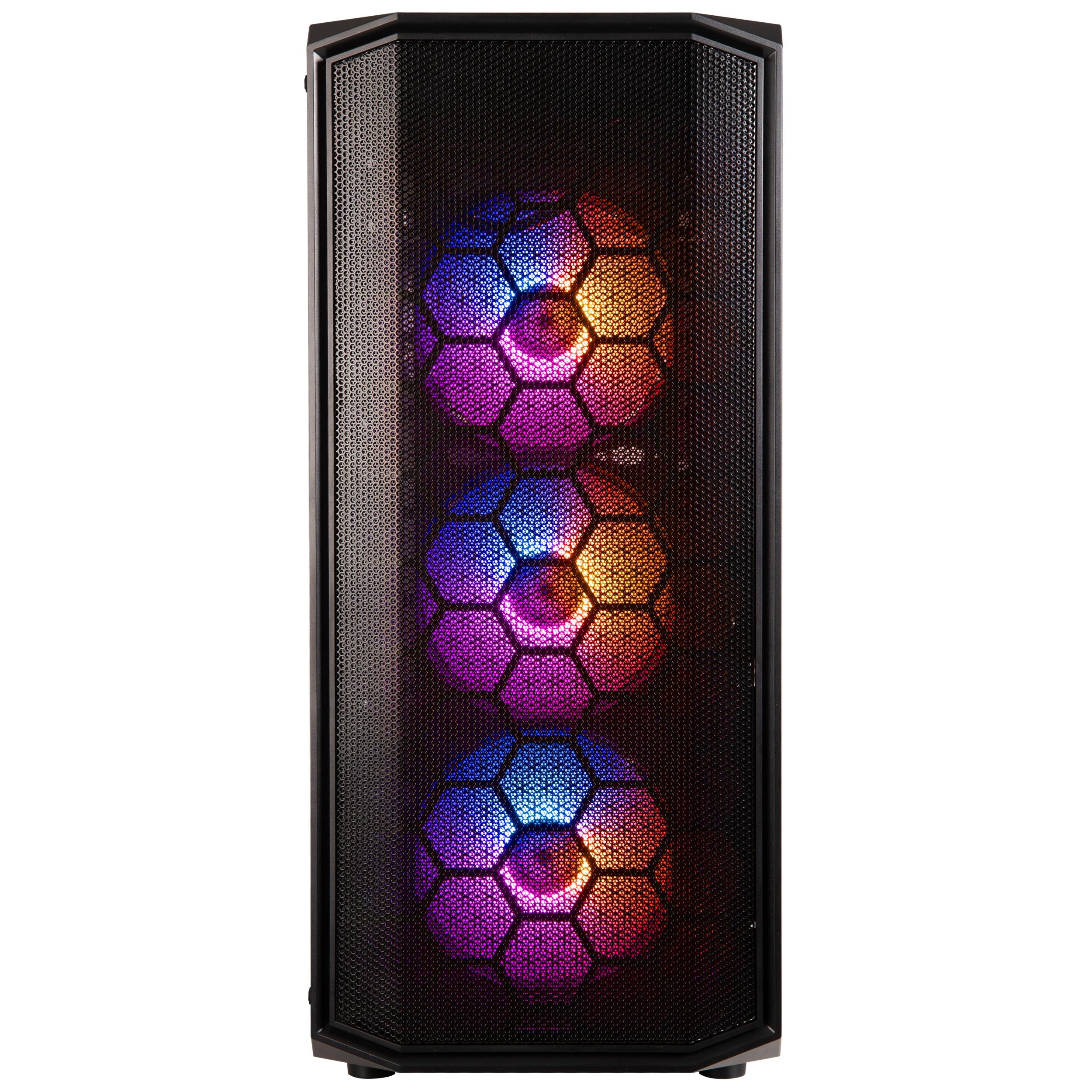 GABINETE BITFENIX GAREN ATX 4 VENTILADORES NEGRO - 5