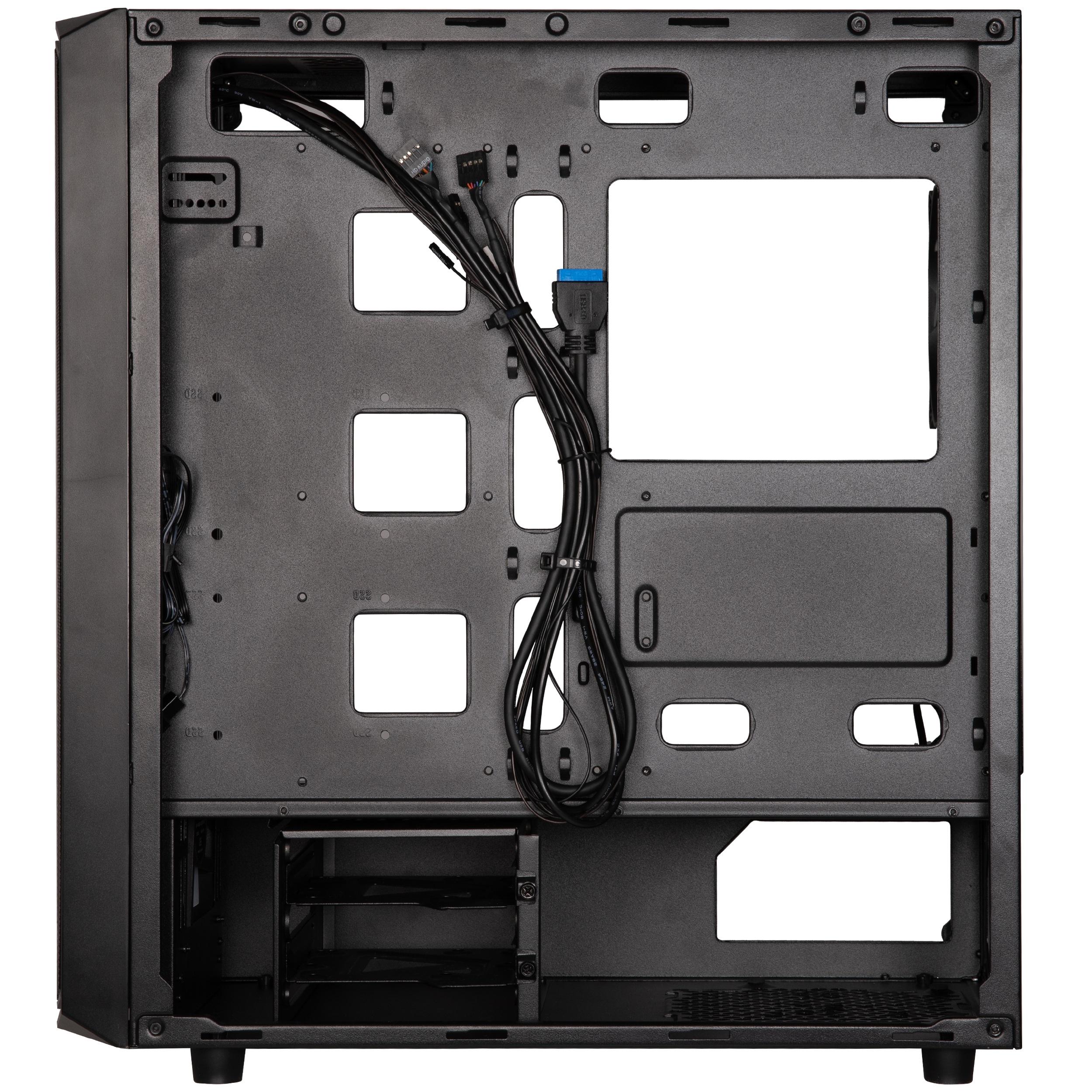 GABINETE BITFENIX GAREN ATX 4 VENTILADORES NEGRO - 9