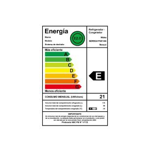 REFRIGERADOR BOTTOM FREEZER FRIO DIRECTO MDRB241FGE13/ 174 LTS/ MIDEA (NUEVO CAJA DAÑADA) - 8