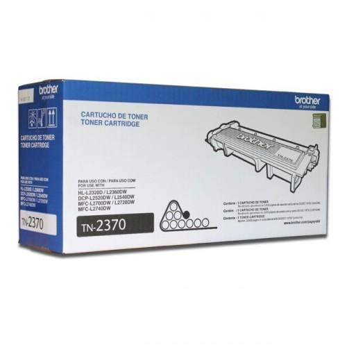 TONER LASER BROTHER TN2370 CON RENDIMIENTO DE 2600 PAGINAS AL 5% - 2
