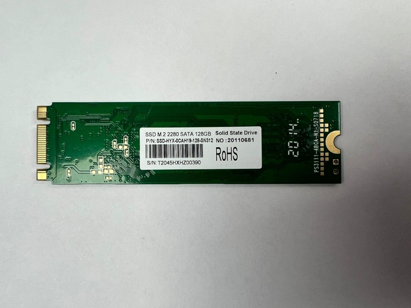 SSD ROHS 128GB/   HYX-0CAH19-128-SN312 SATA3 B+M KEY M.2 2280 /  OPEN BOX - 2