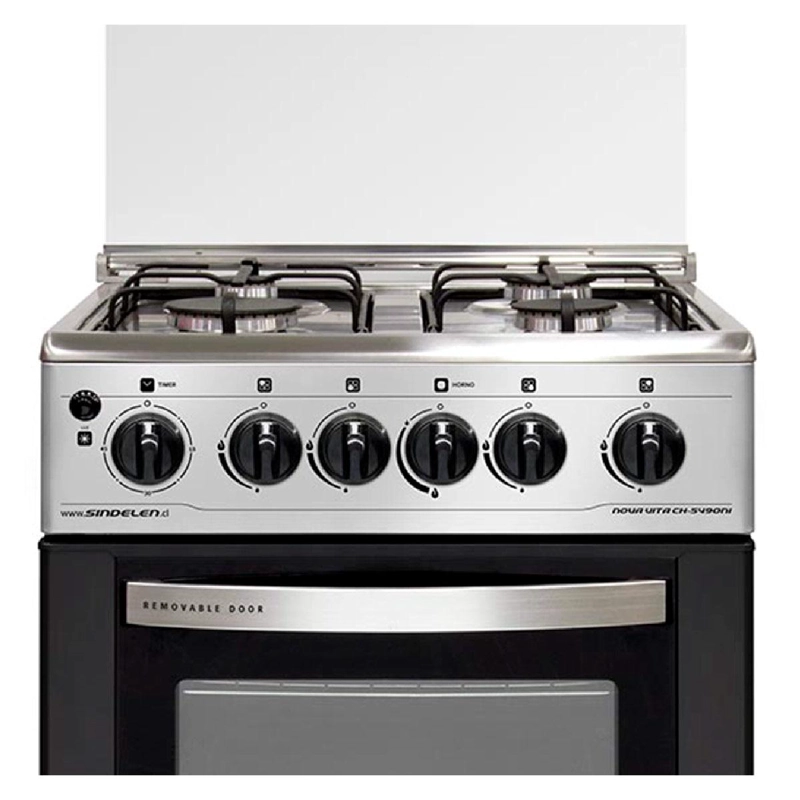 COCINA A GAS SINDELEN CH-5490NI 4 QUEMADORES (NUEVO CAJA DAÑADA) - 2