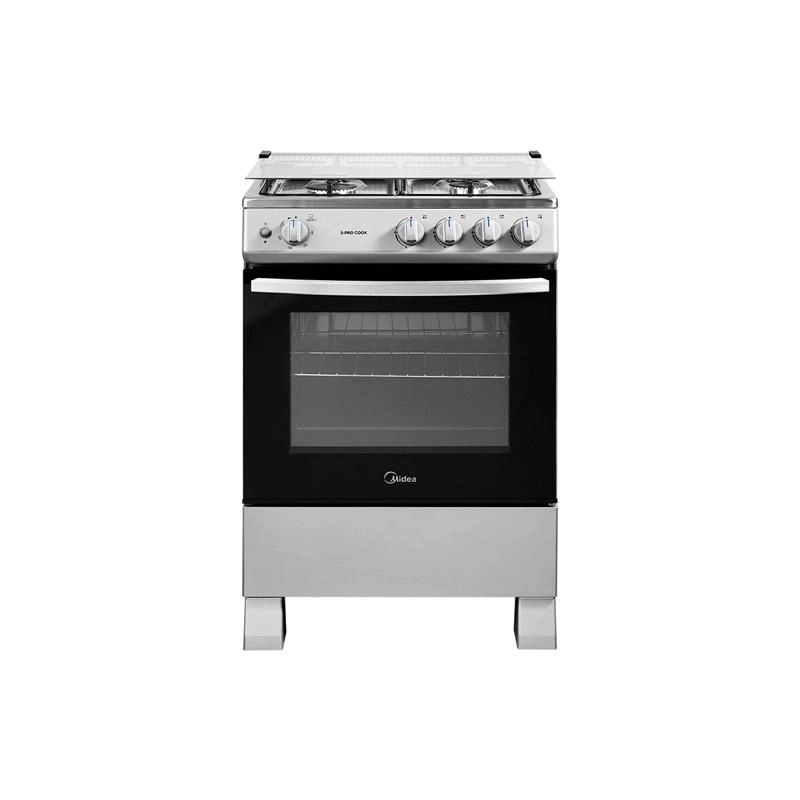 COCINA A GAS MIDEA MFO-MG24TCSSL 4 QUEMADORES  (NUEVO CAJA DAÑADA) - 1