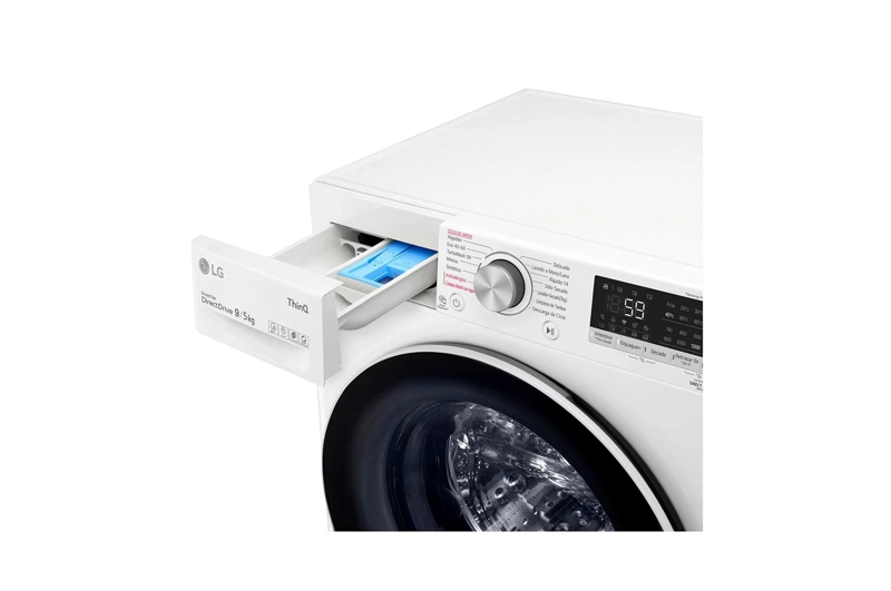 LAVADORA SECADORA LG WD9WVC4S6   9/5 KG   BLANCO  (NUEVO CAJA DAÑADA) - 4
