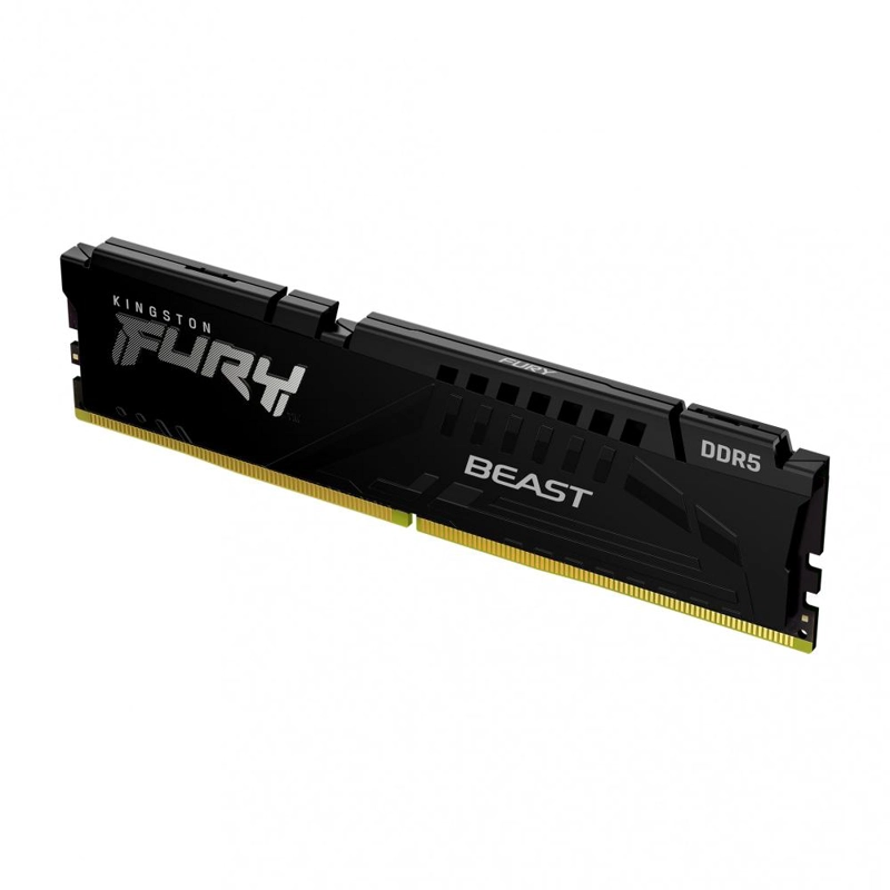 MEMORIA RAM KINGSTON FURY BEAST BLACK DDR5, 5600MHZ, 8GB, CL40 - 2