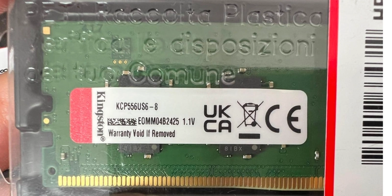 MEMORIA RAM KINGSTON KCP556US6-8 DDR5, 5600MHZ, 8GB, CL46 - 3