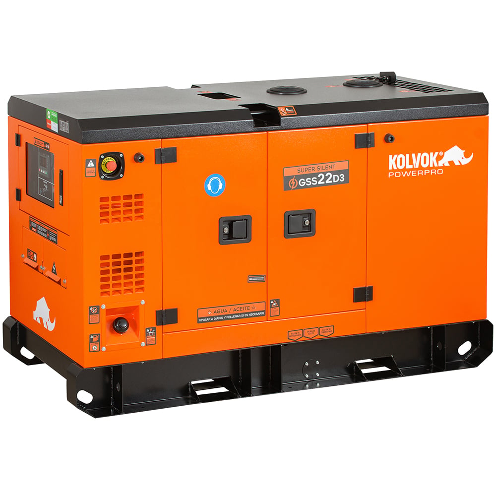 GENERADOR TRIFÁSICO KOLVOK GSS22D3 22KVA - 1