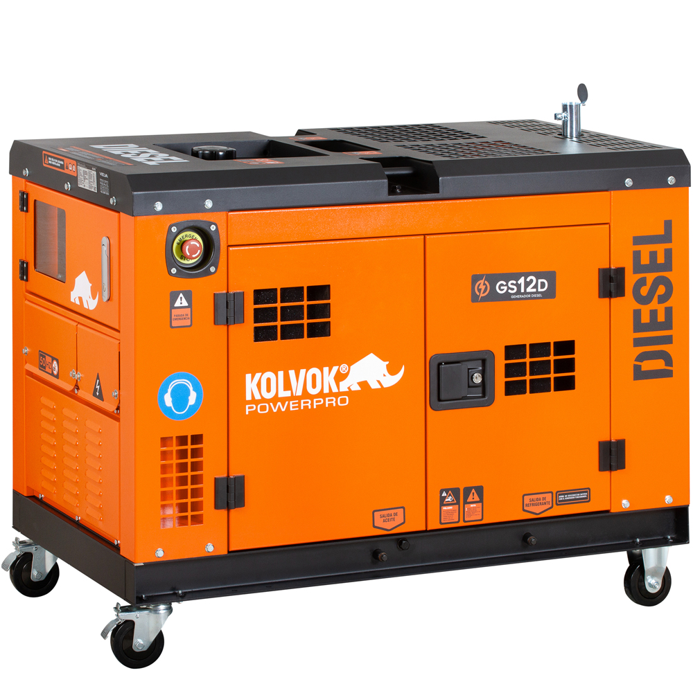 GENERADOR MONOFÁSICO KOLVOK GS12D 9.5KVA DIESEL - 1