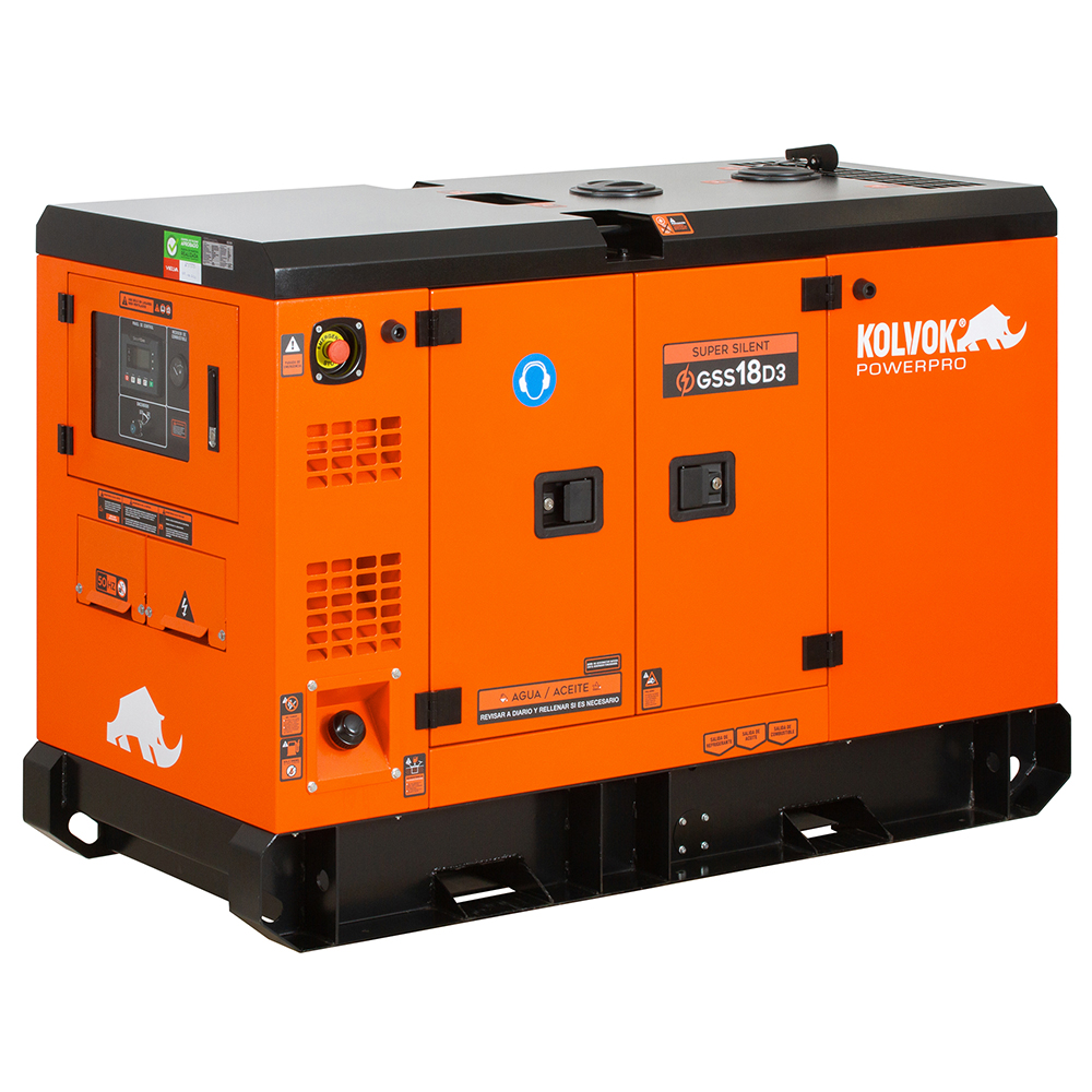 GENERADOR TRIFÁSICO KOLVOK GSS18D3 16KVA DIESEL - 2