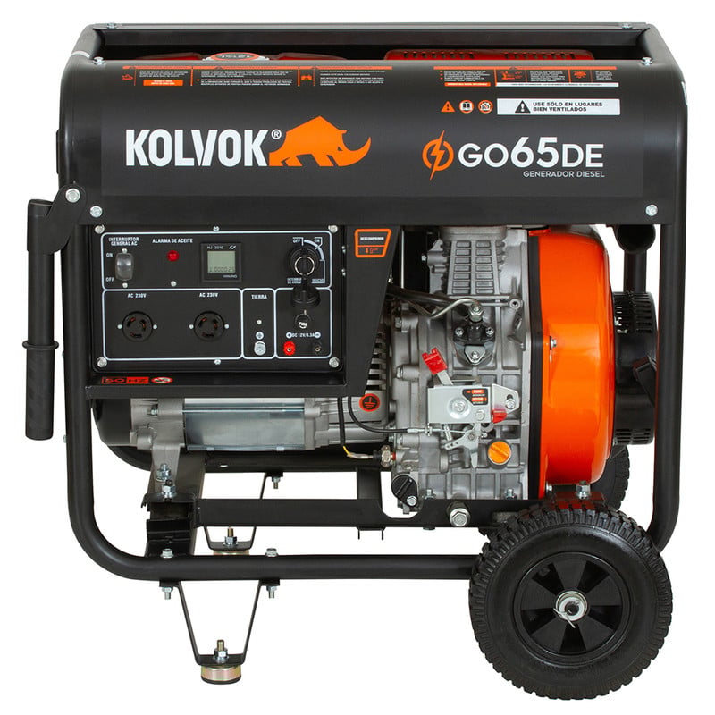 GENERADOR MONOFÁSICO KOLVOK GO65DE 6.5KVA DIESEL - 1