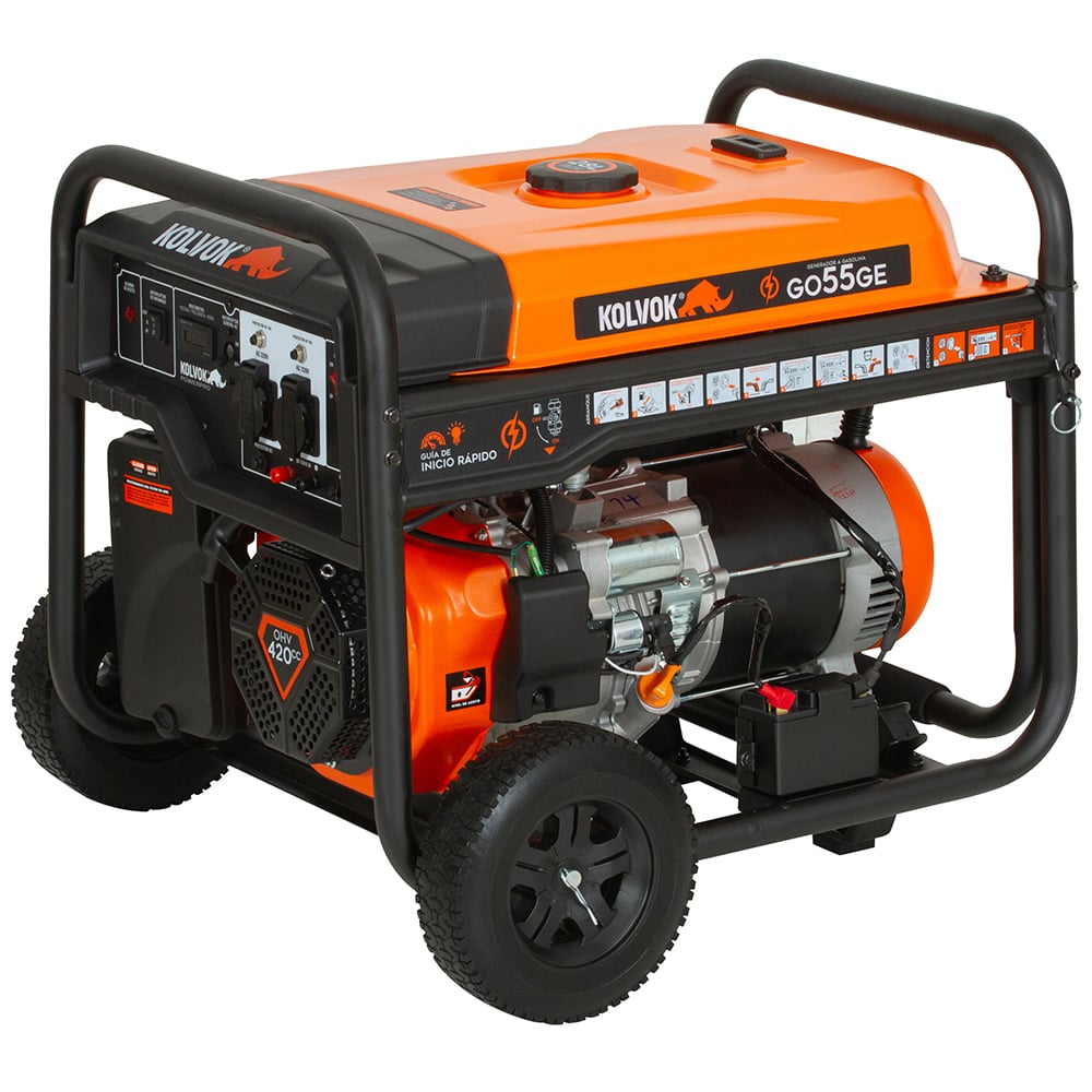 GENERADOR MONOFÁSICO GO55GE 5.5KVA GASOLINA - 2