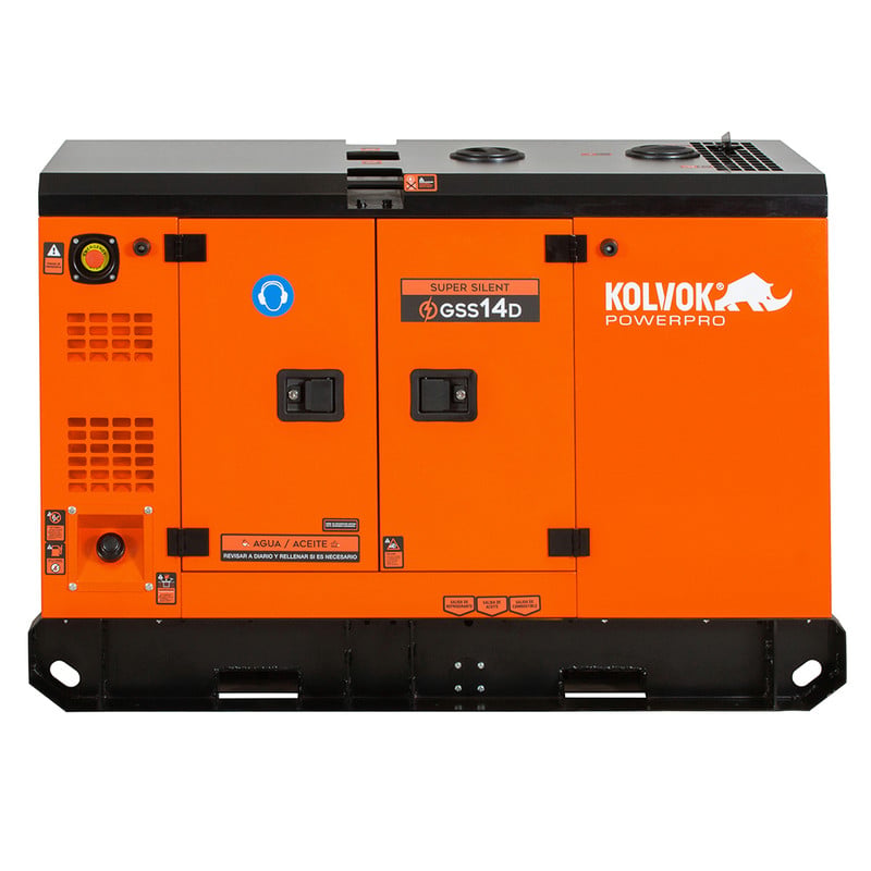 GENERADOR MONOFÁSICO KOLVOK GSS14D 12KVA DIESEL - 1