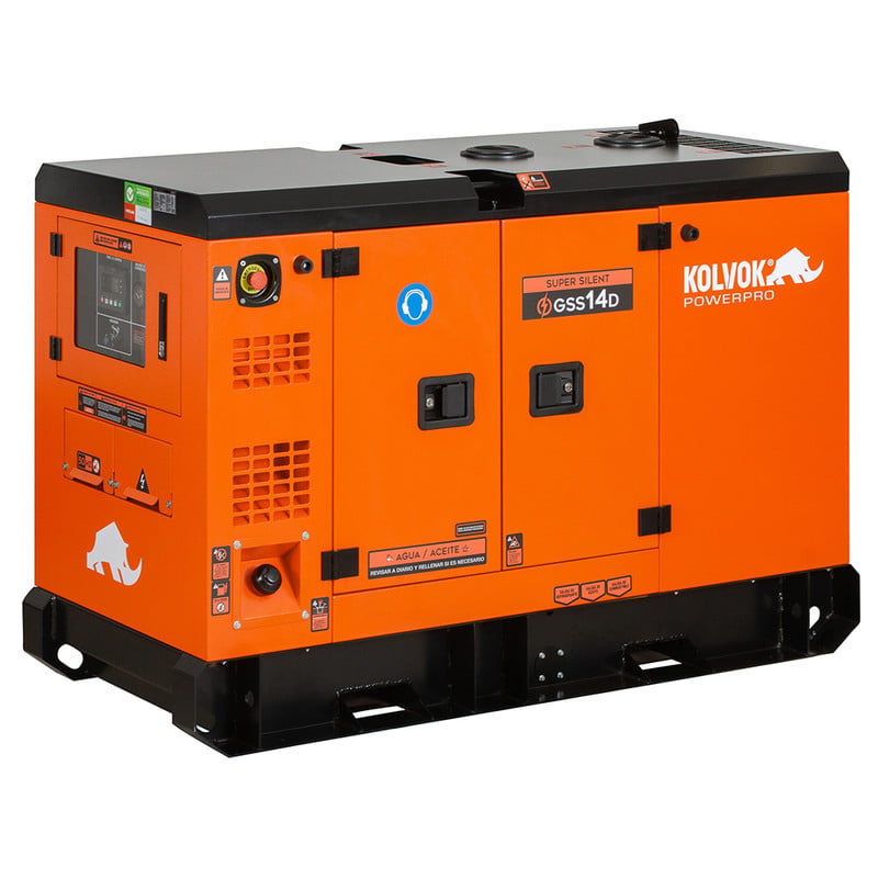 GENERADOR MONOFÁSICO KOLVOK GSS14D 12KVA DIESEL - 2