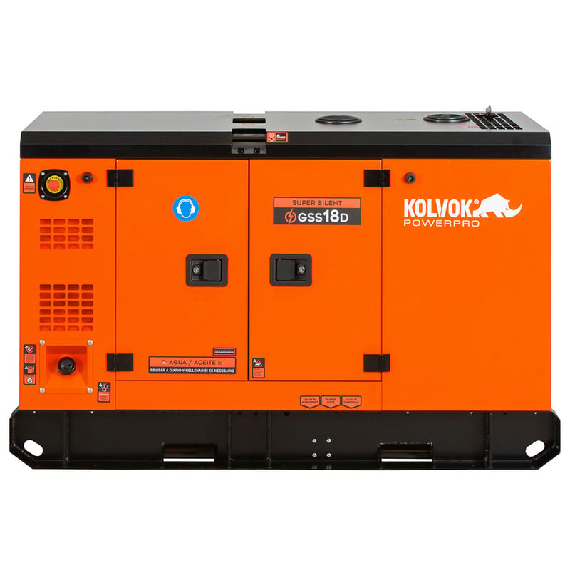GENERADOR MONOFÁSICO KOLVOK GSS18D 17KVA DIESEL - 1
