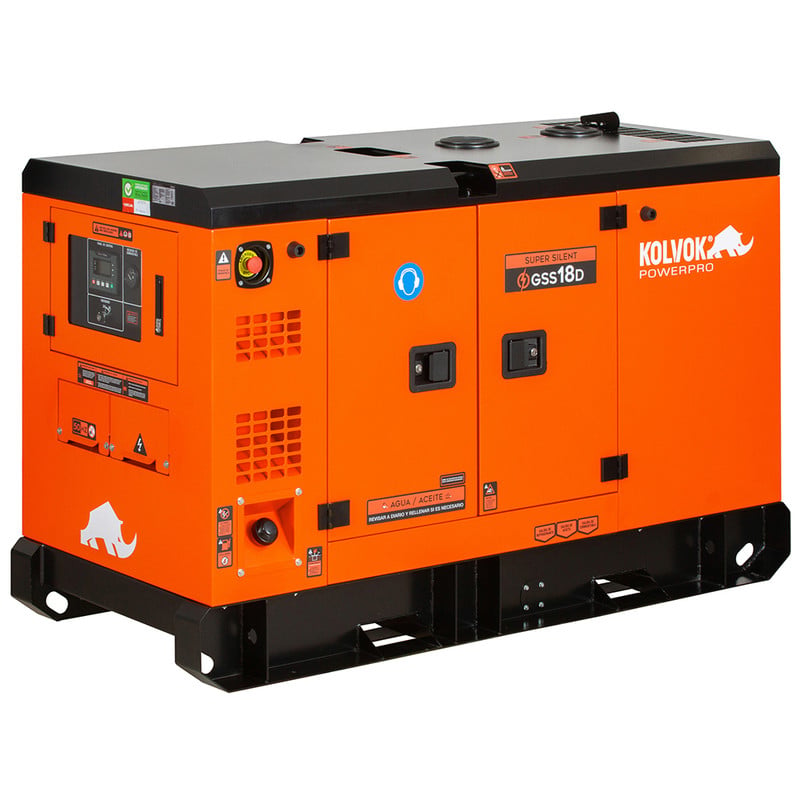 GENERADOR MONOFÁSICO KOLVOK GSS18D 17KVA DIESEL - 2