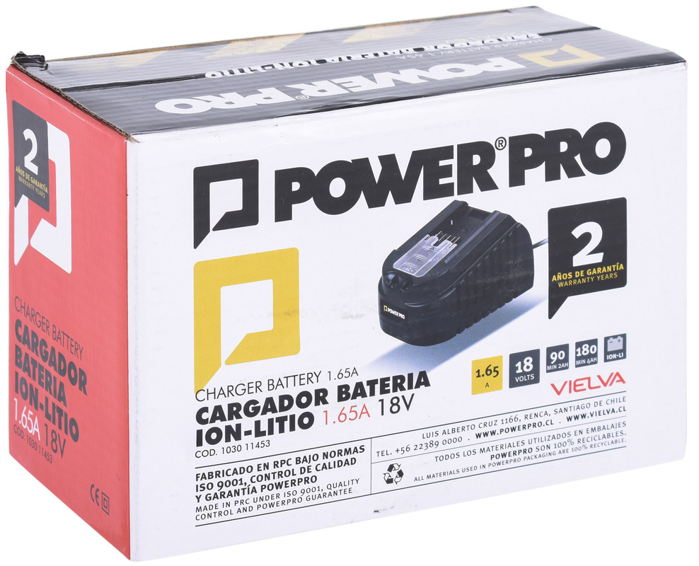 CARGADOR POWER PRO FC15A BATERÍA ION-LITIO 18 V - 3