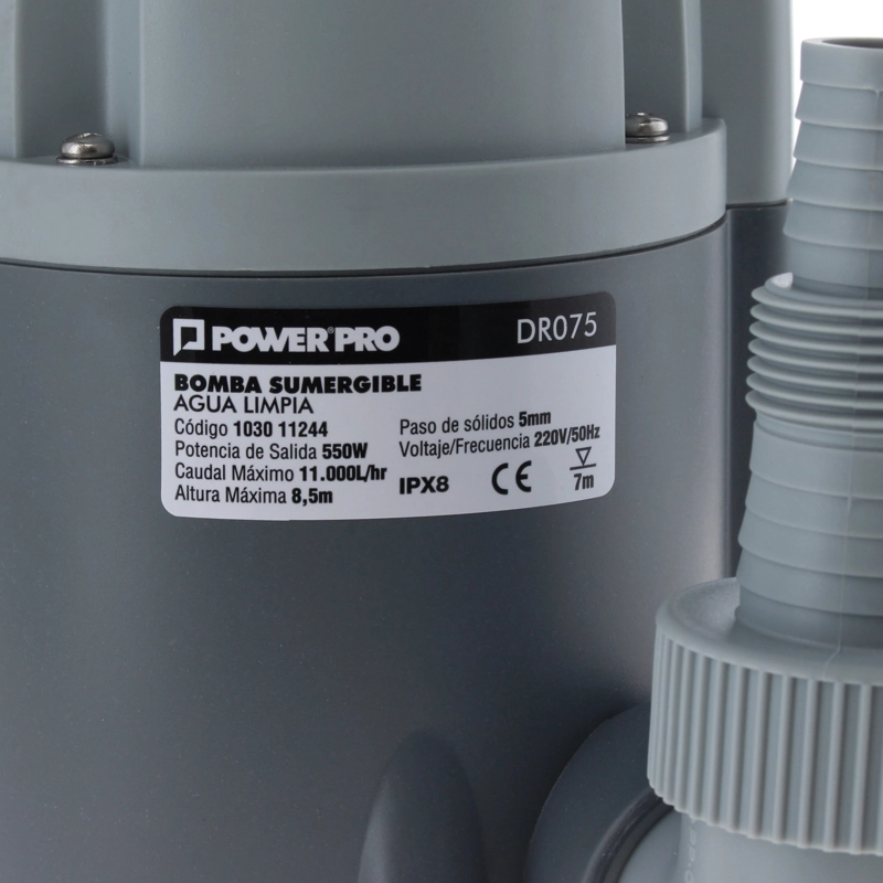 BOMBA SUMERGIBLE BERCATTI DR075 0.75 HP AGUA LIMPIA - 4