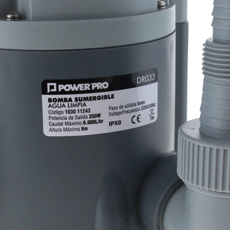 BOMBA SUMERGIBLE POWER PRO DR033 0.33 HP - 4