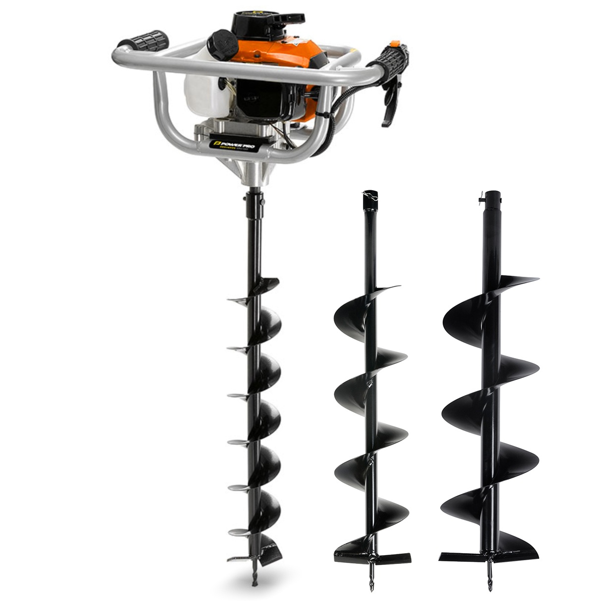 KIT POWER PRO GP415XT AHOYADOR + 3 BROCAS (10 15 20 CM) - 1