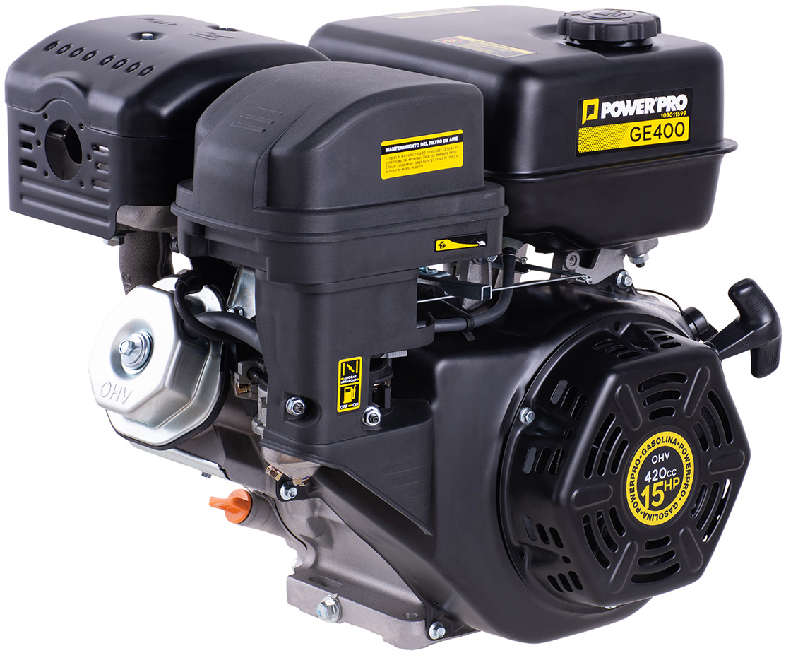 MOTOR POWER PRO GE400 12 HP GASOLINA - 1