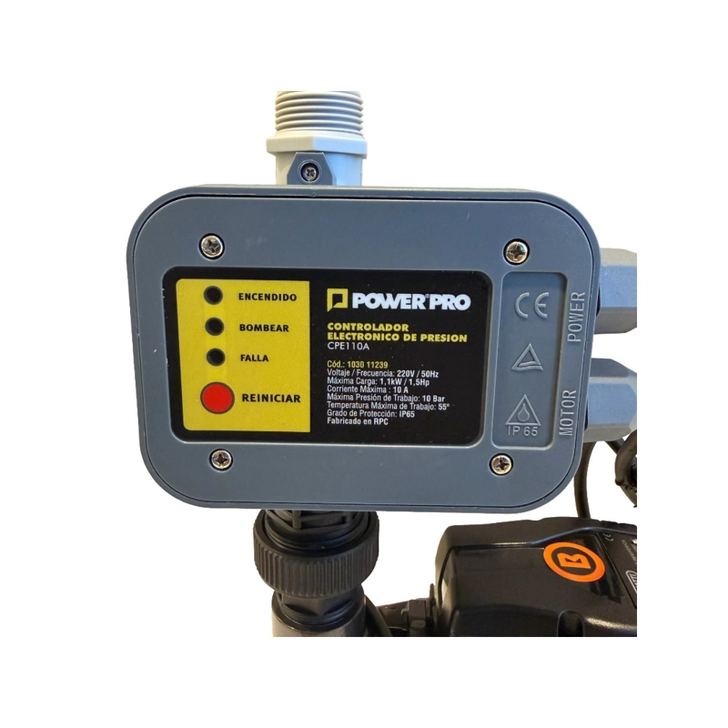KIT BOMBA SUPERFICIE PERIFE RICA 1HP + CONTROLADOR DE PRESION 1,5 HP - 3