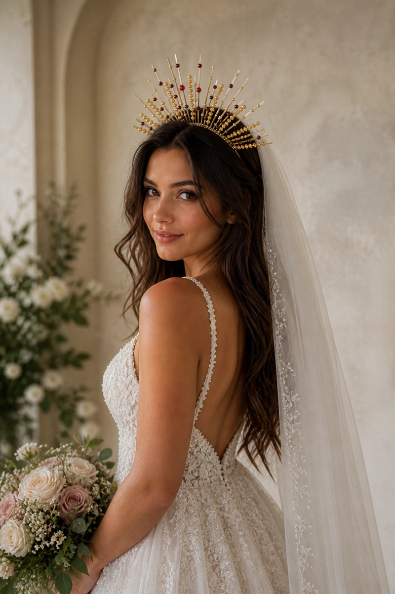 CORONA PARA NOVIA MATRIMONIO/ ARTEMIS - 3