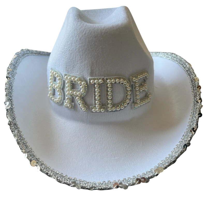 SOMBRERO BRIDE NOVIA PARA CELEBRACIONES - 1