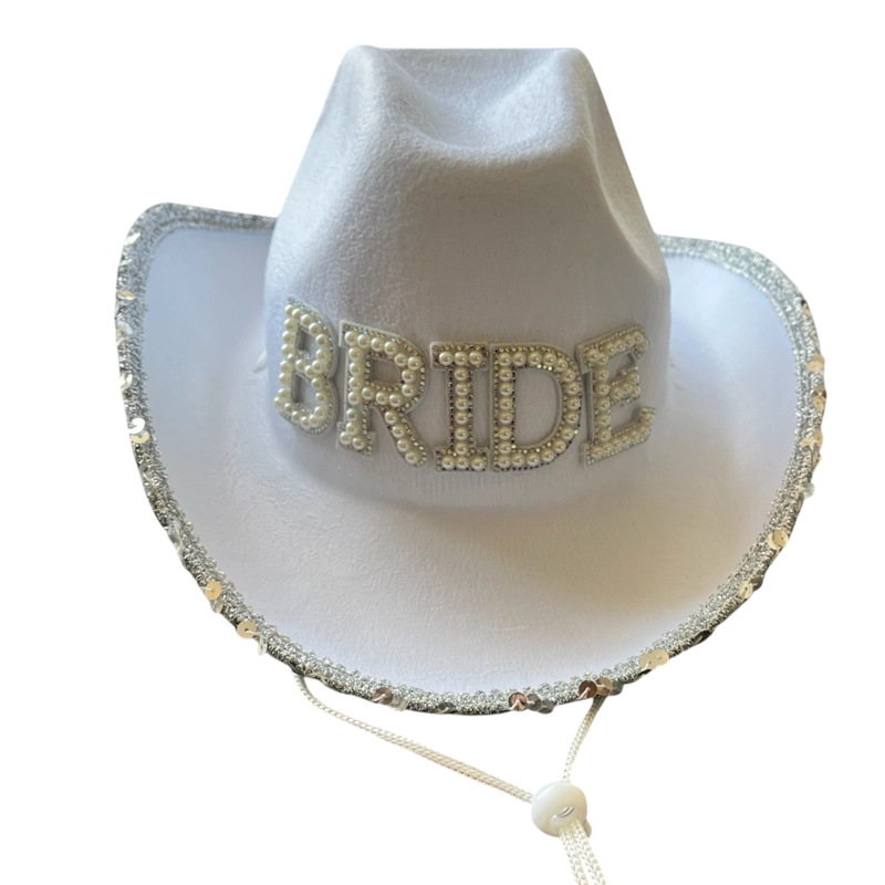 SOMBRERO BRIDE NOVIA PARA CELEBRACIONES - 4