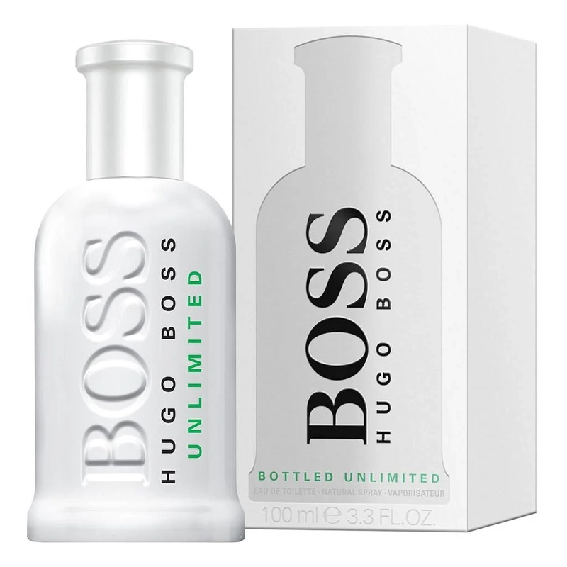 PERFUME BOSS UNLIMITED (BLANCO) HOMBRE EDT 100 ML - 1