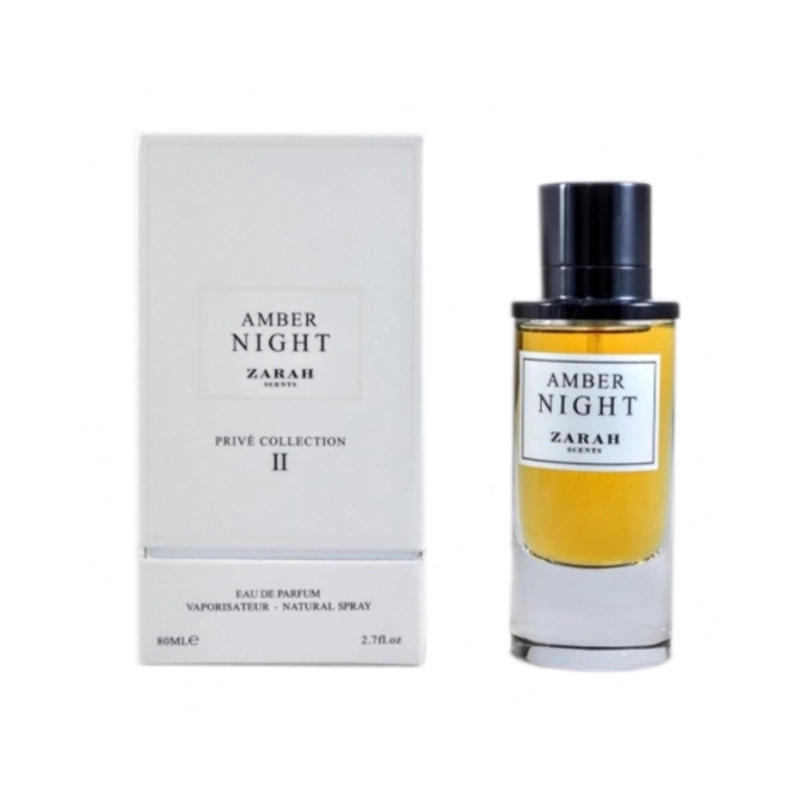 PERFUME AMBER NIGHT PRIVE COLLECTION II PRIVE ZARAH UNISEX EDP 80 ML - 1