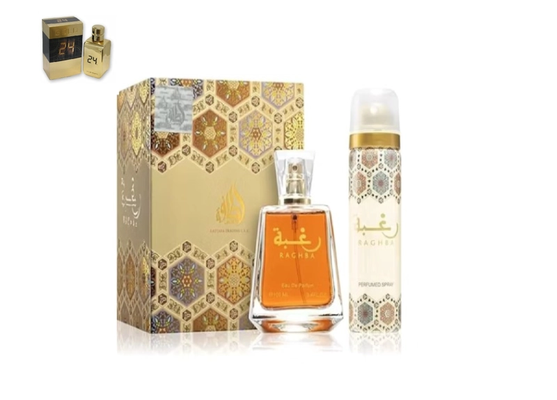 PERFUME LATTAFA RAGHBA MUJER EDP 100 ML / DESODORANTE 50 ML ESTUCHE - 1