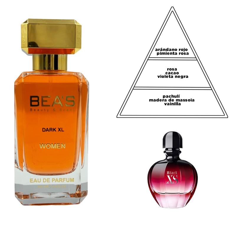 PERFUME BEAS DARK XL  MUJER EDP 100 ML - 3
