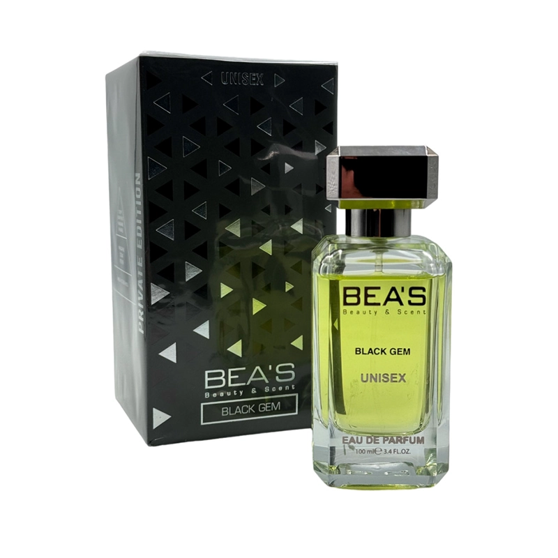PERFUME BEAS BLACK GEM  UNISEX EDP 100 ML - 3