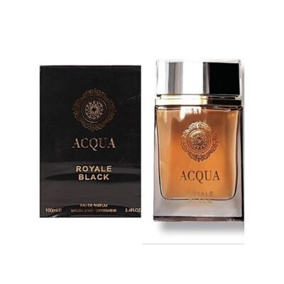 PERFUME FRAGRANCE WORLD ACQUA ROYALE BLACK UNISEX EDP 100 ML - 1