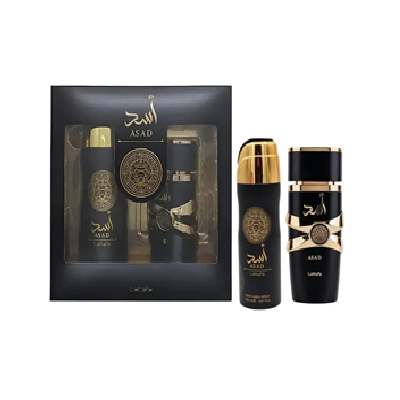 PERFUME LATTAFA ASAD HOMBRE EDP 100 ML / DESODORANTE 200 ML ESTUCHE - 1