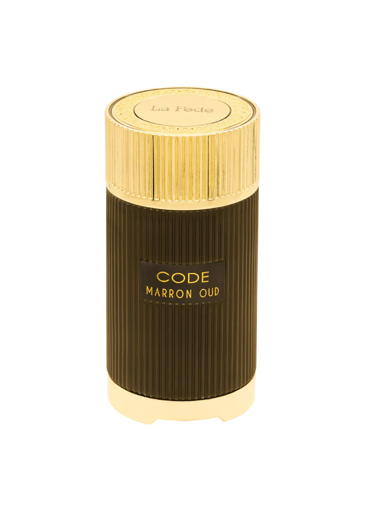 PERFUME LA FEDE CODE MARRON OUD UNISEX EDP 100ML - 1