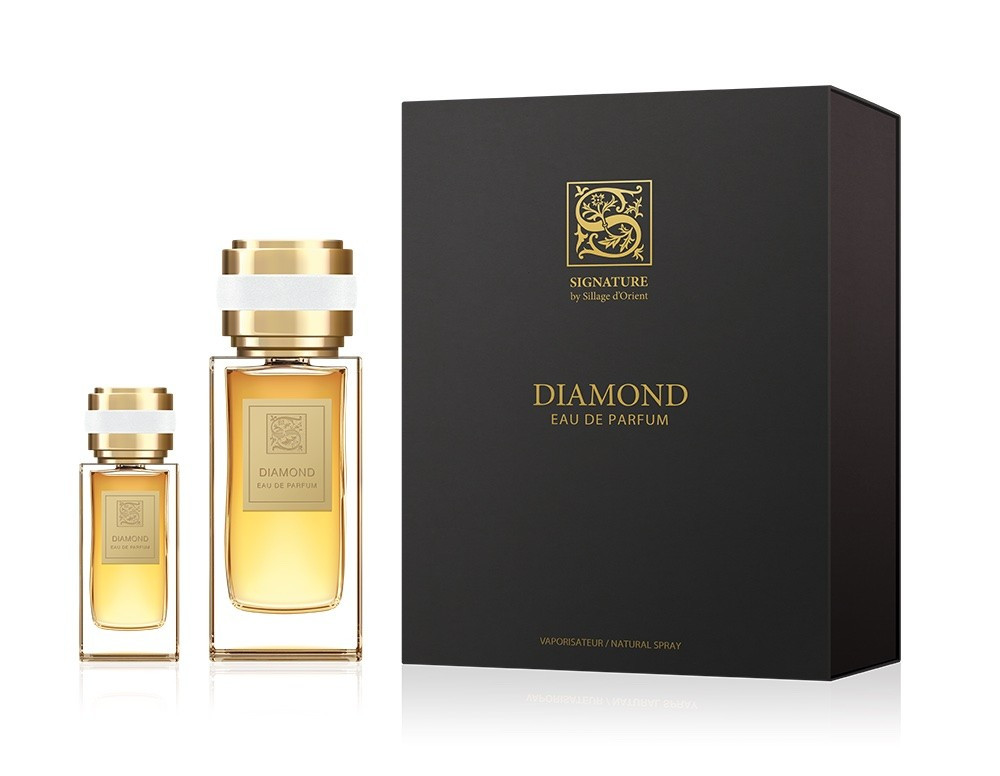 PERFUME SET DIAMOND UNISEX EDP 100ML + 15ML 2PCS - 1