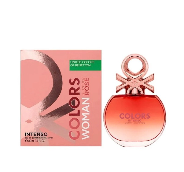 PERFUME BENETTON UNITED COLORS ROSE INTENSO MUJER EDP 80 ML - 1