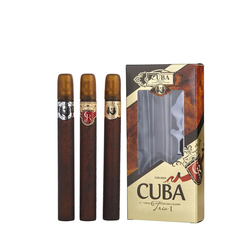 PERFUME CUBA TRIOLOGIA HOMBRE EDT 3 X 35 ML ESTUCHE - 1