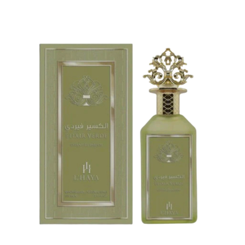 PERFUME LHAYA ELIXIR VERDE UNISEX EXTRAIT DE PARFUM 100 ML - 1