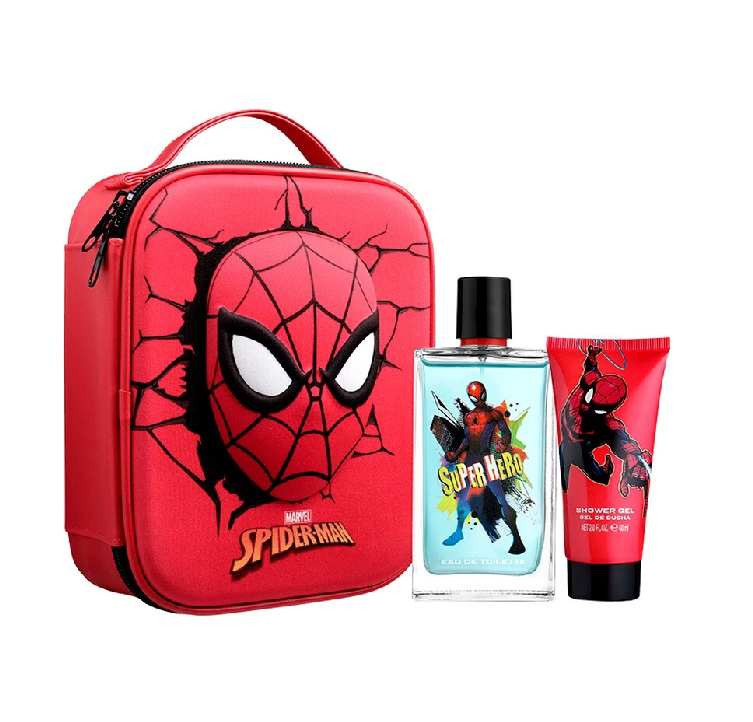 PERFUME SPIDERMAN NIÑO EDT 100 ML / BOLSO 3D / SHOWER GEL 100 ML ESTUCHE - 1