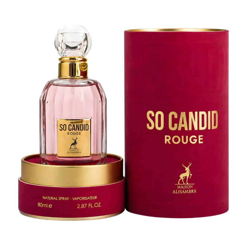 PERFUME MAISON ALHAMBRA SO CANDID ROUGE MUJER EDP 85 ML - 1
