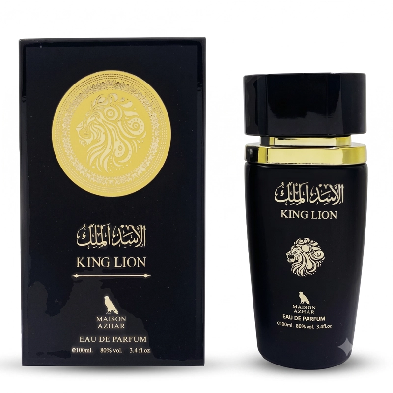 PERFUME MAISON AZHAR KING LION BLACK EDP HOMBRE 100 ML - 3